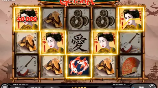  Geisha slot RTP and win potential